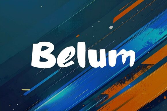 Belum: A Bold and Dynamic Font for Editorial Design