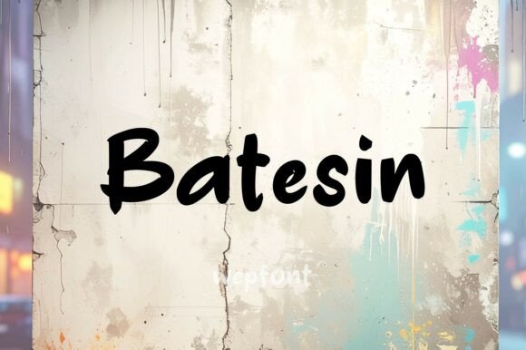 Bring Your Creations to Life with Batesin Font
