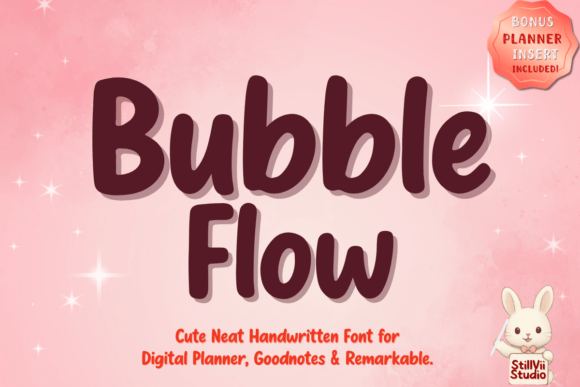 Bubble Flow: A Playful Font for Editorial Personality