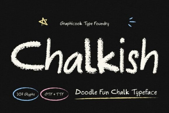 Chalkish: A Chalk Font for Creative Web Design
