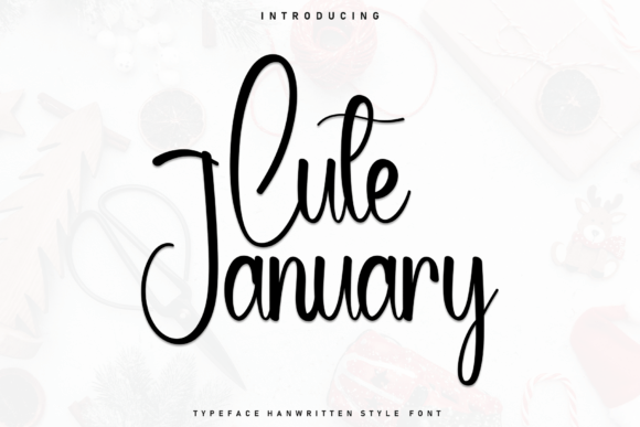 Cute January: A Charming Script for Creative Projects