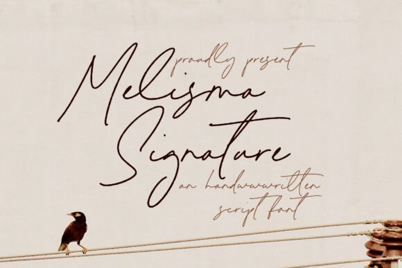 Designing Elegance: The Melisma Signature Font in Branding