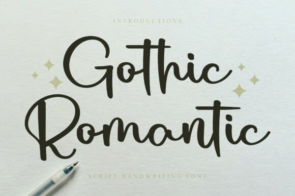 Elevate Your Craft with Gothic Romantic Font