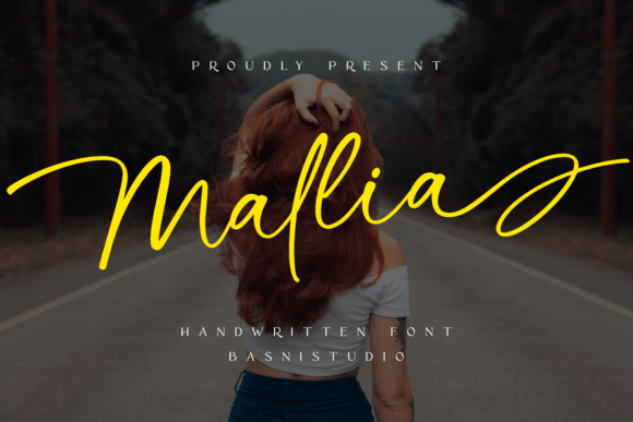 Elevate Your Craft with Mallia: A Handcrafted Script Font