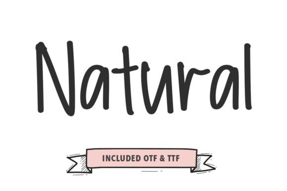 Embrace Organic Simplicity with Natural Font