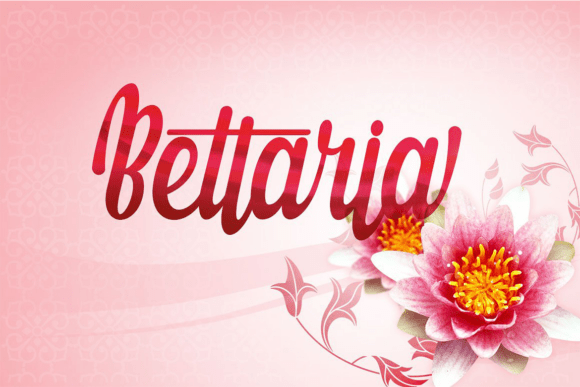 Enhance Your Brand with Bettaria: A Playful Script Font