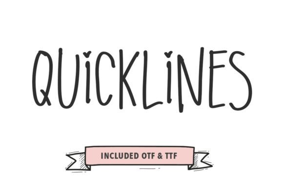 Quicklines: A Stylish Script Font for Modern Web Design