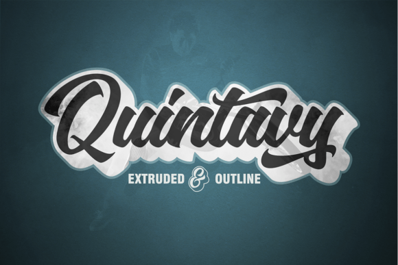 Quintavy: A Bold Script Font for Editorial Impact
