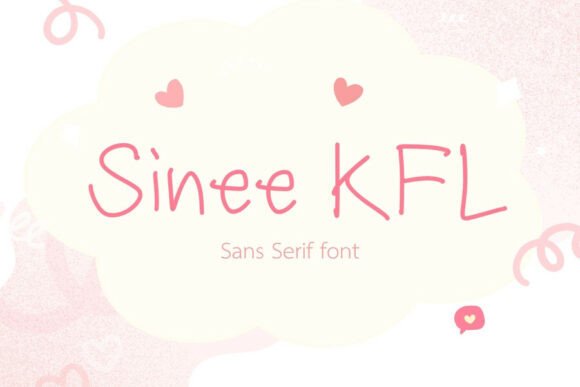 Sinee Kfl: A Playful Handwritten Font for Modern Web Design