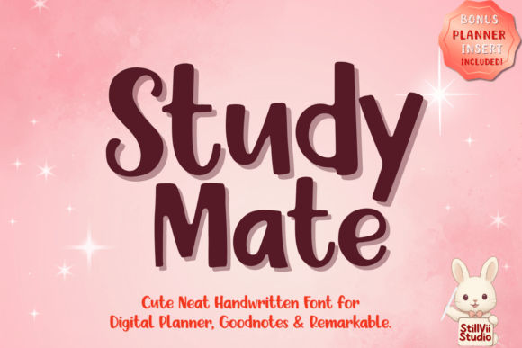 Study Mate: A Handwritten Font for Editorial Calm